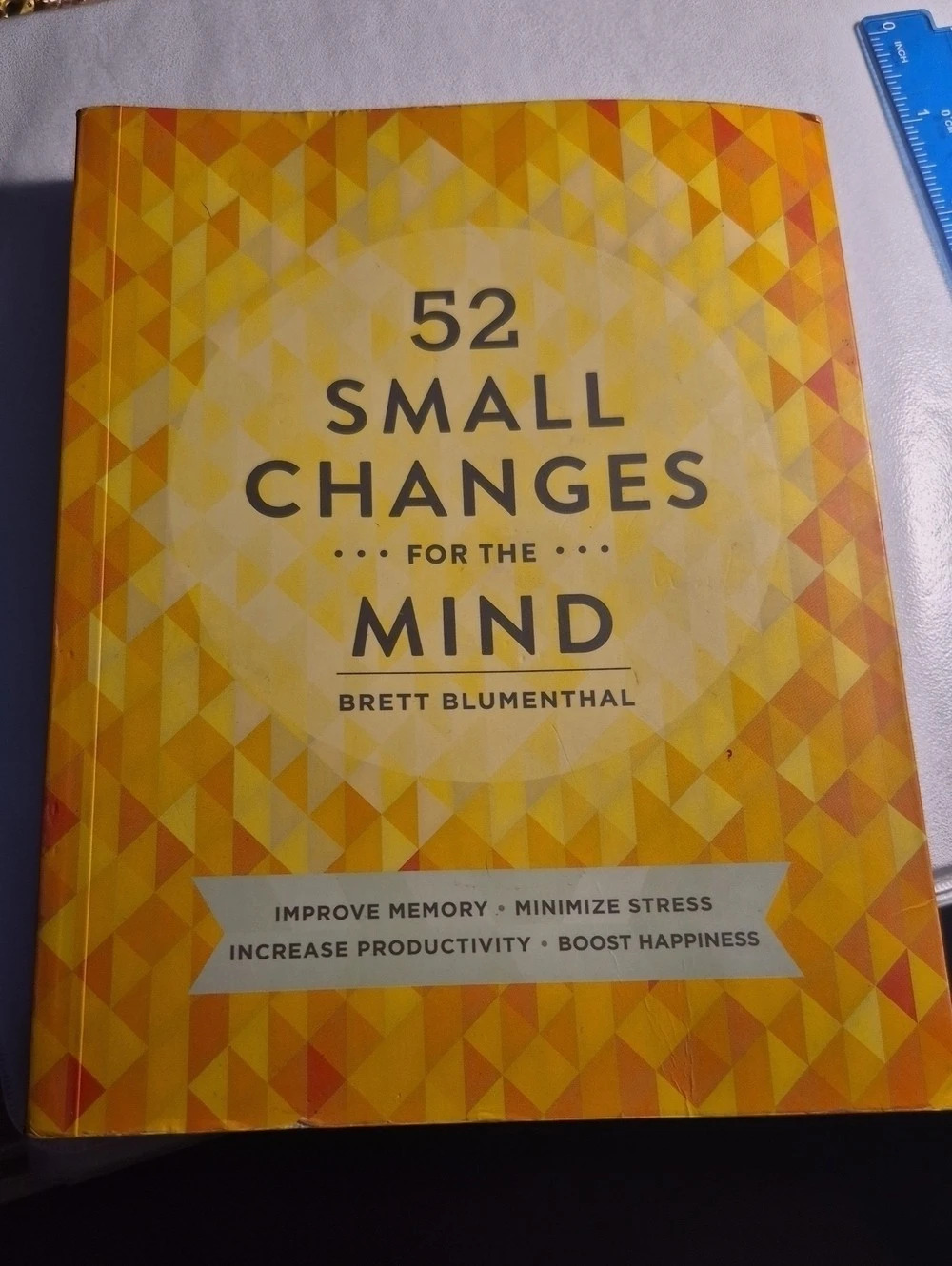 null 52 Small Changes for the Mind Book Orange & Yellow